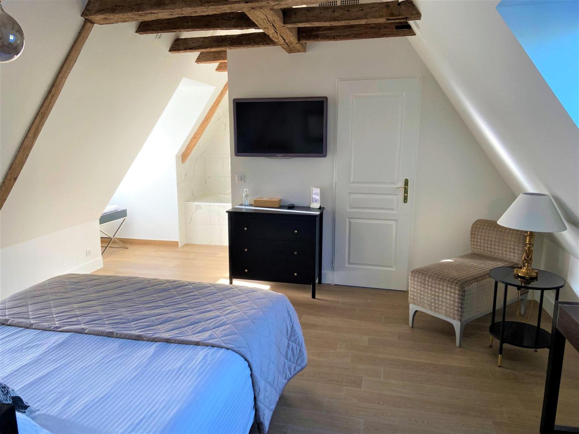 La Grande Carree Bed & Breakfast Saint-Cyr-sur-Loire Rom bilde